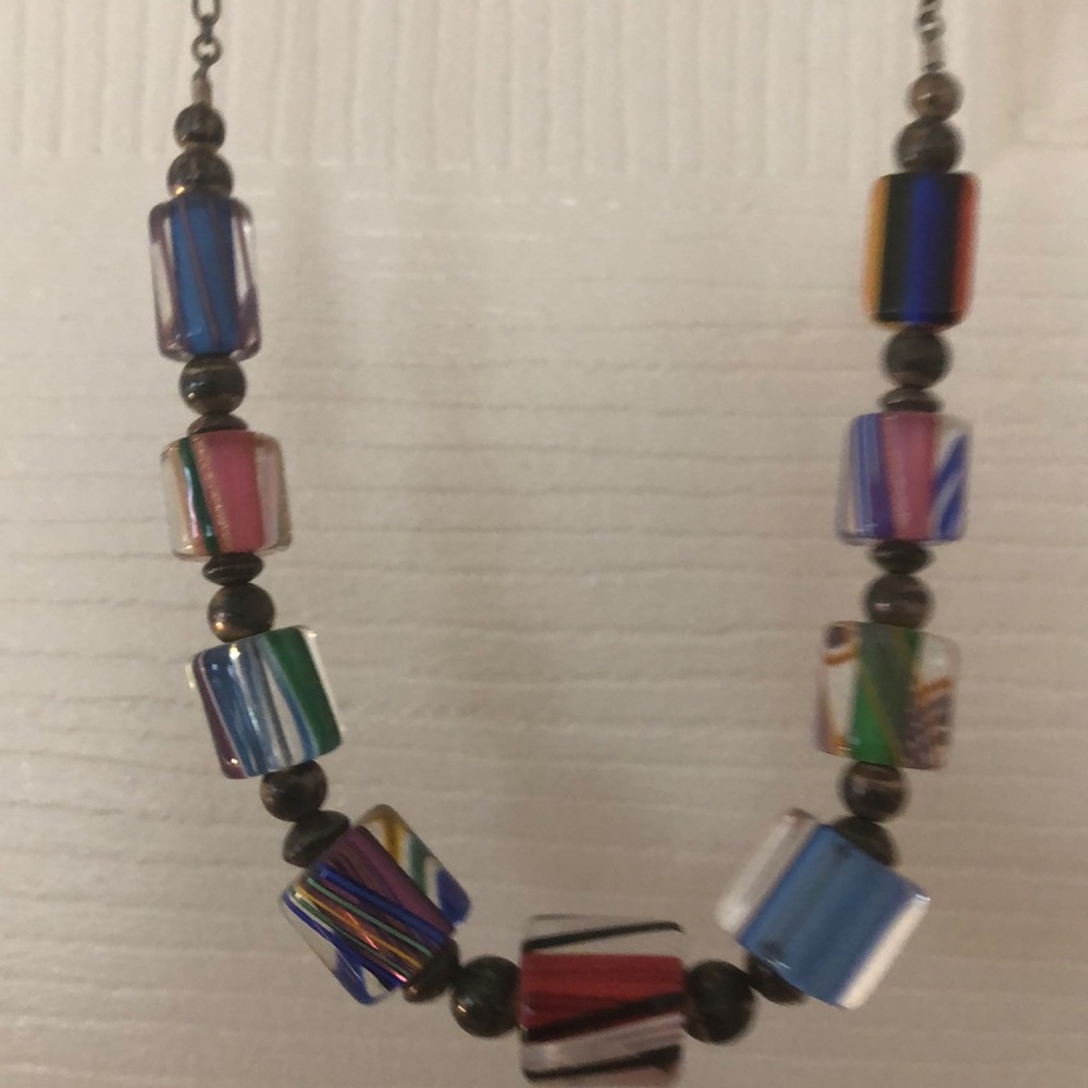 Multi colored necklace